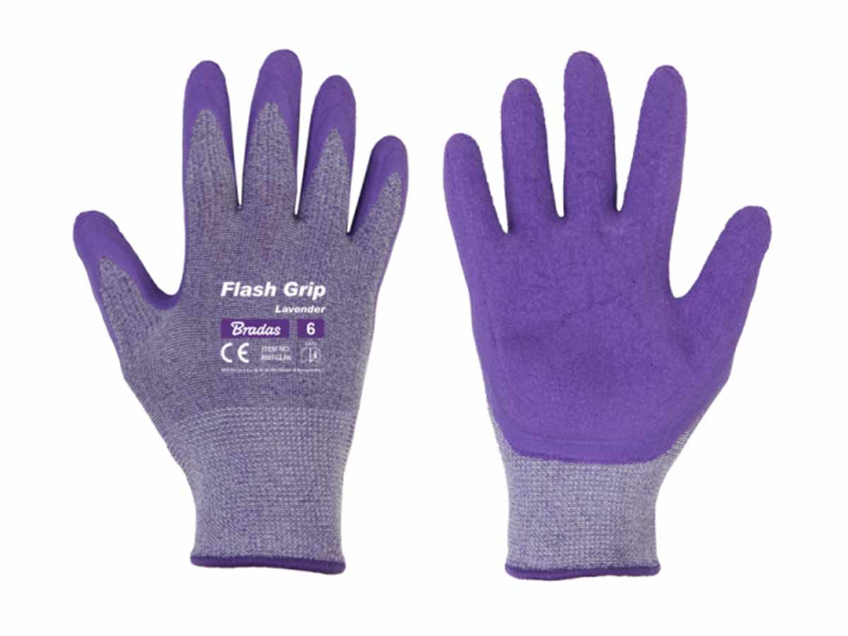 Ръкавици, Flash Grip Lavender, размер 8 - Image 2